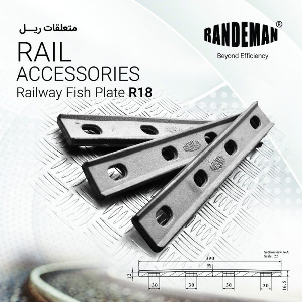 بقل بند_railway_fish_plate_r18
