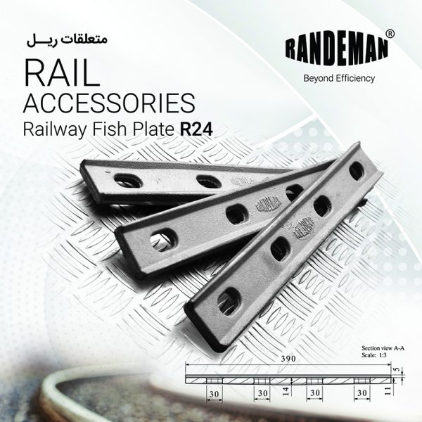بقل بند_railway_fish_plate_r24